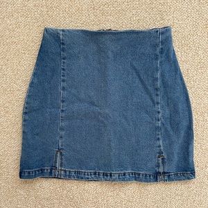 Brandy Melville Denim Miniskirt